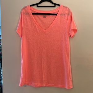 Orange t shirt size large great condition